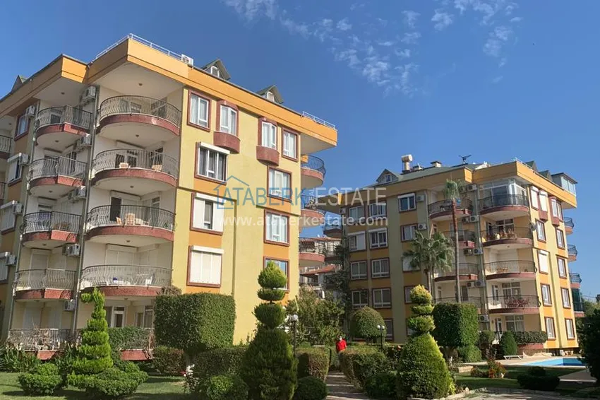 Apartment in Kestel with furniture in a complex on the first coastline 2 