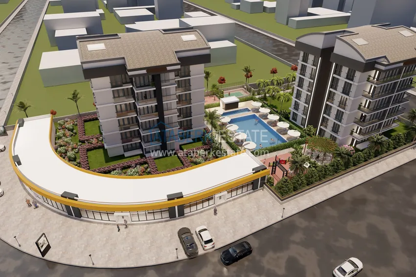 New project of a low-rise residential complex in Antalya - Altintash 3 