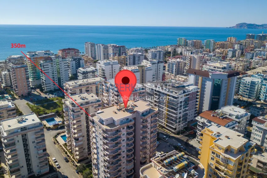 Furnished apartment in Mahmutlar with open mountain view 2 