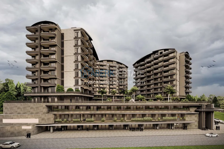 Start of sales! New unique large-scale project of a hotel-type complex in Okurcalar 3 
