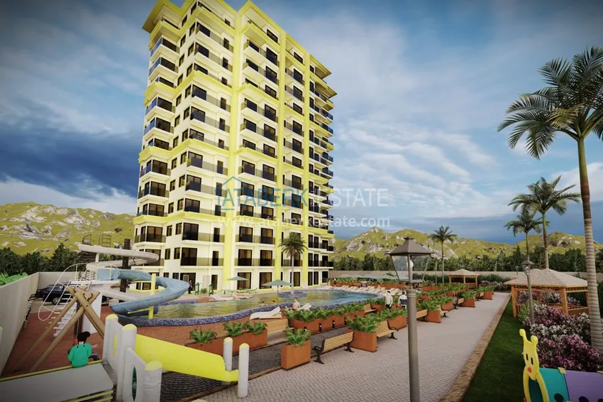 Urgent sale! Duplex penthouse in Mahmutlar from an investor in a residential complex under construction 2 