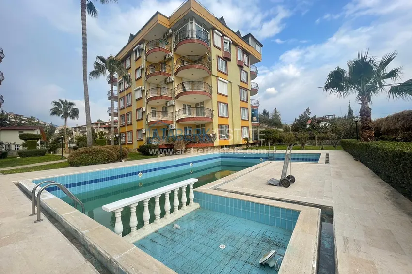 Apartment in Kestel with furniture in a complex on the first coastline 3 