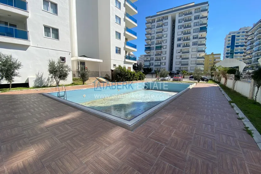 Three-room apartment in Mahmutlar with a view of the sea and mountains 4 