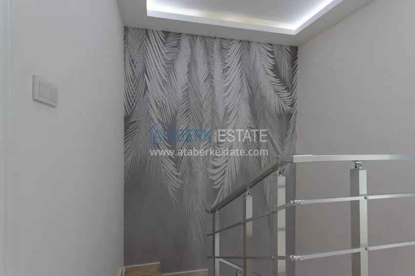 Purchase Duplex in Mahmutlar with furniture and sea and mountain views in a new complex 30 