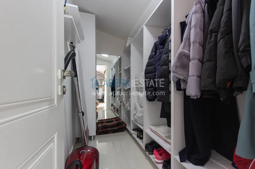 Purchase Duplex in Mahmutlar with furniture and sea and mountain views in a new complex 37 