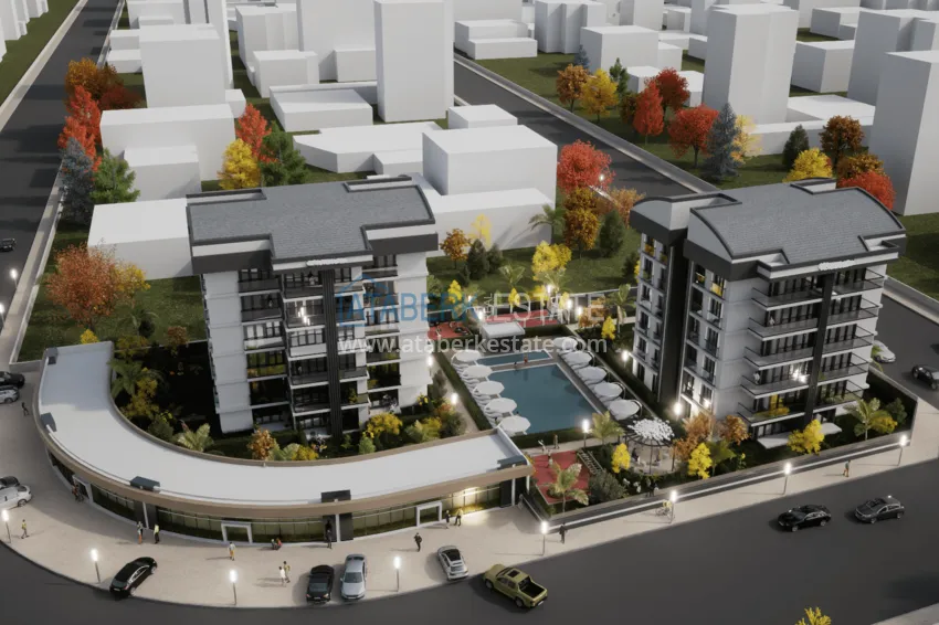 New project of a low-rise residential complex in Antalya - Altintash 4 