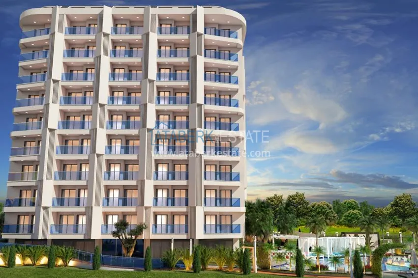 Apartment in the center of Alanya in a new residential complex project 2 