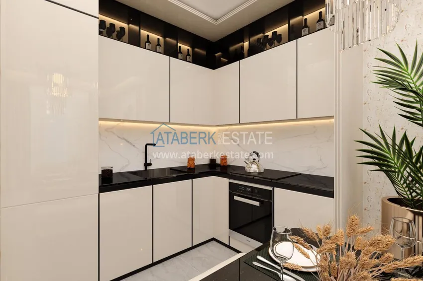 Purchase  Apartment in the center of Alanya in a new residential complex project 3 