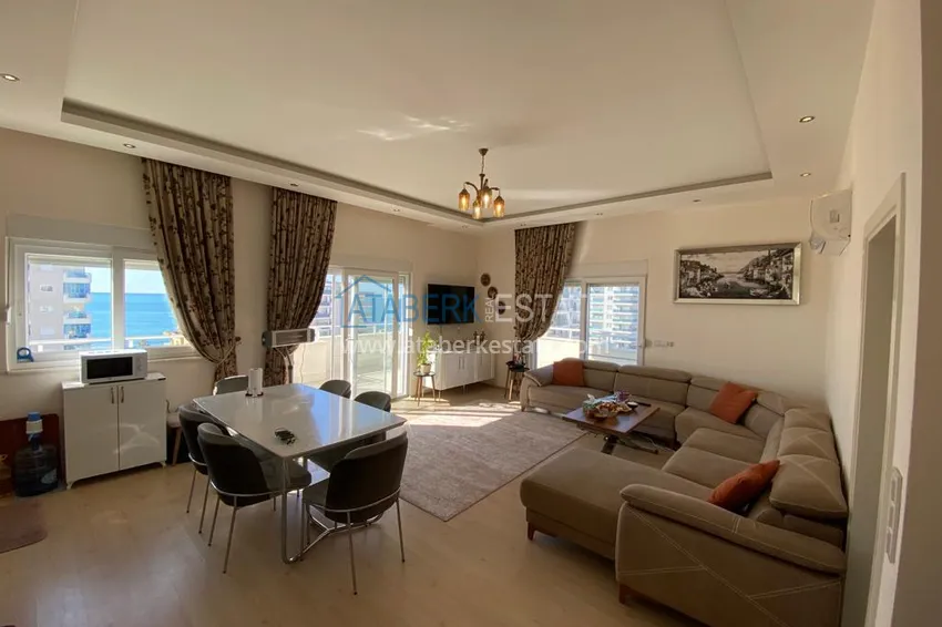 Purchase Furnished duplex penthouse in Mahmutlar with open sea view 3 