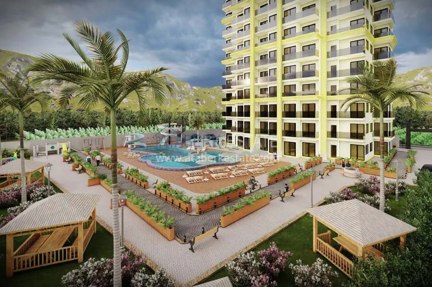 Urgent sale! Duplex penthouse in Mahmutlar from an investor in a residential complex under construction 3 