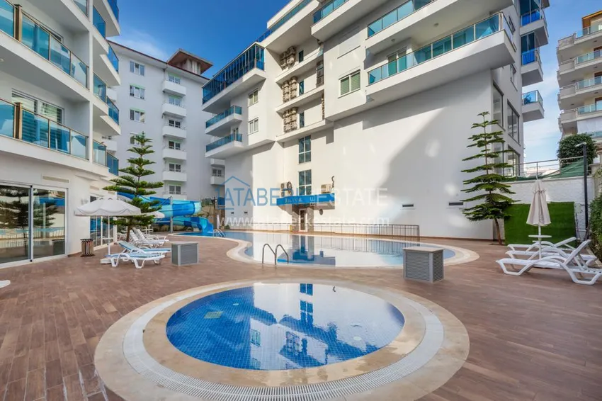 Apartment in Mahmutlar with furniture, glazed balcony and sea view 4 