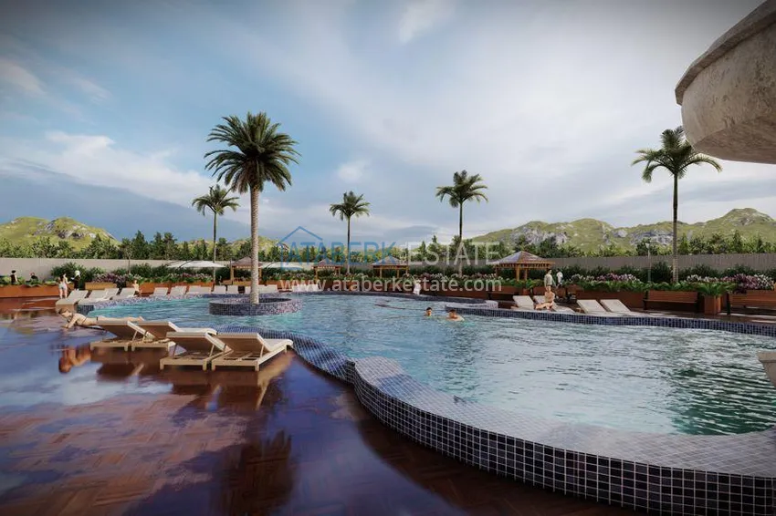 Urgent sale! Duplex penthouse in Mahmutlar from an investor in a residential complex under construction 4 