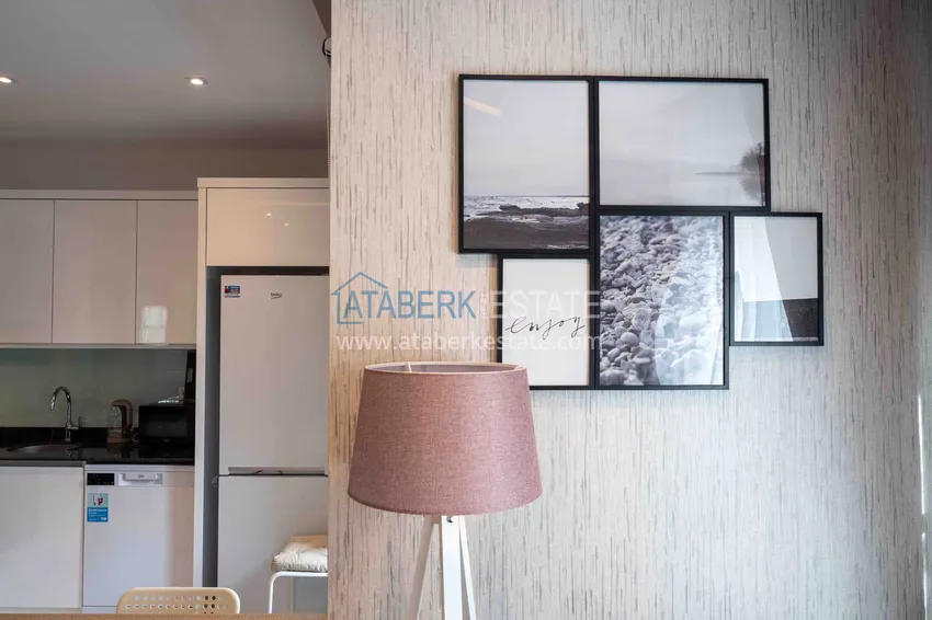 Purchase One bedroom apartment for rent in the center of Alanya Keykubat beach area 4
