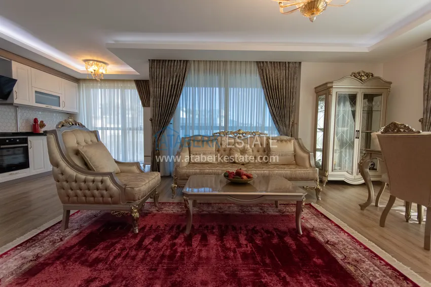 Purchase Duplex in Mahmutlar with furniture and sea and mountain views in a new complex 4 