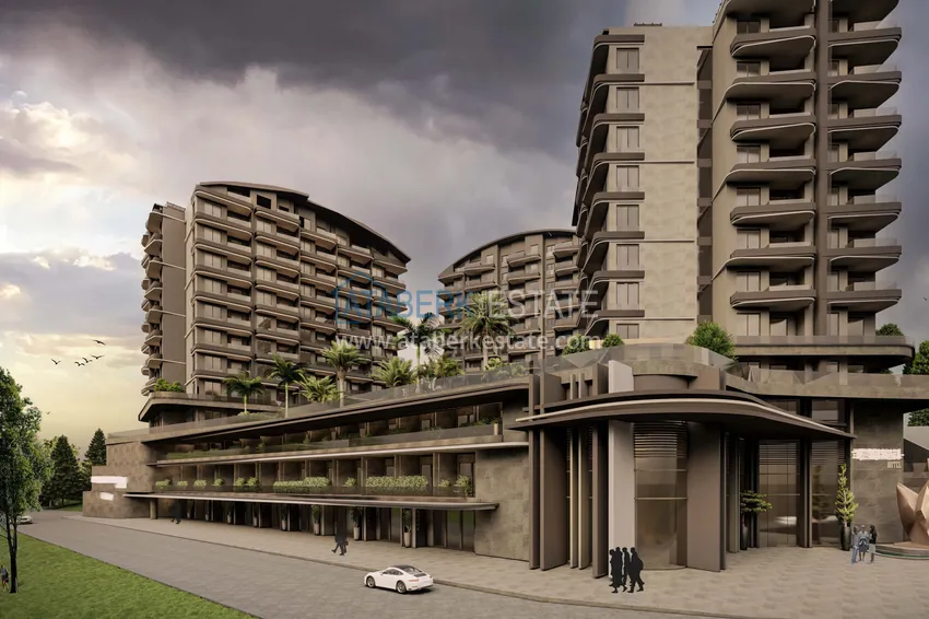 Start of sales! New unique large-scale project of a hotel-type complex in Okurcalar 7 