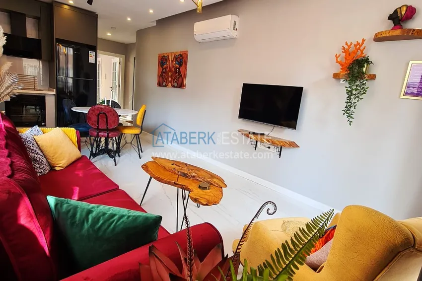 Purchase  Two-room apartment in the center of Alanya with author's interior 5 