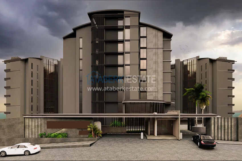 Start of sales! New unique large-scale project of a hotel-type complex in Okurcalar 9 