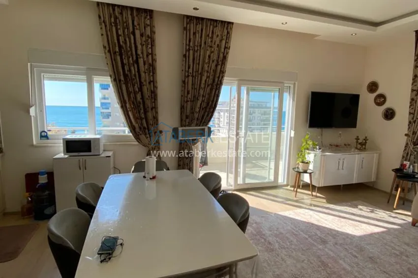 Purchase Furnished duplex penthouse in Mahmutlar with open sea view 5 