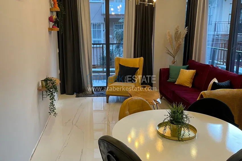 Purchase  Two-room apartment in the center of Alanya with author's interior 7 