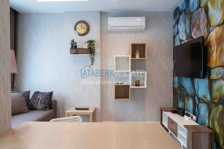 Purchase One bedroom apartment for rent in the center of Alanya Keykubat beach area 8