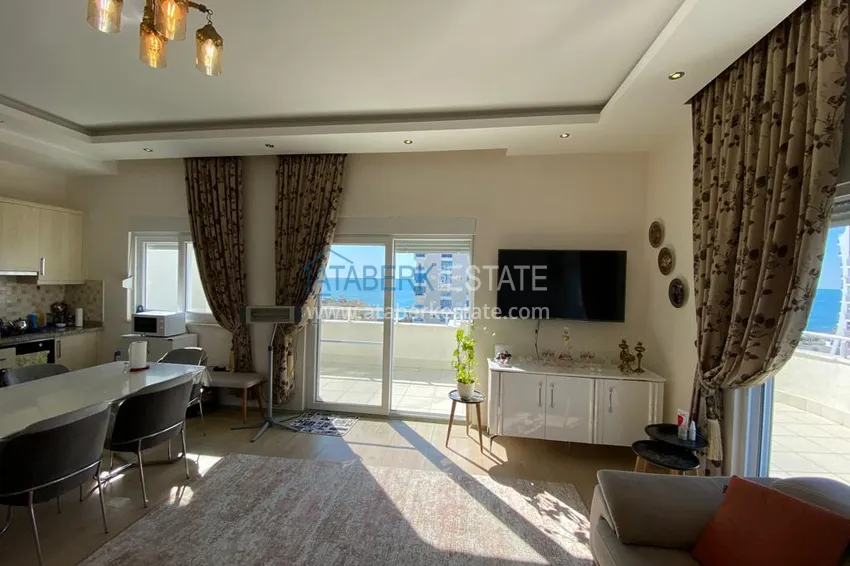 Purchase Furnished duplex penthouse in Mahmutlar with open sea view 6 