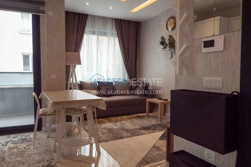 Purchase One bedroom apartment for rent in the center of Alanya Keykubat beach area 9