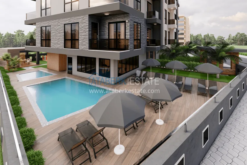 New investment-attractive project in the center of Alanya 8 