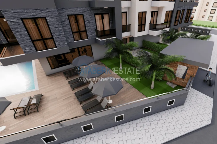 New investment-attractive project in the center of Alanya 9 