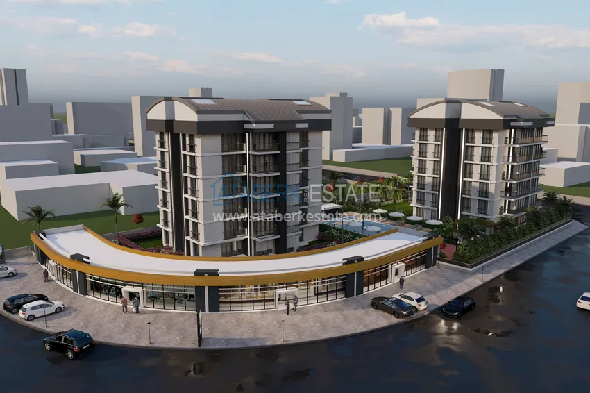 New project of a low-rise residential complex in Antalya - Altintash 9 