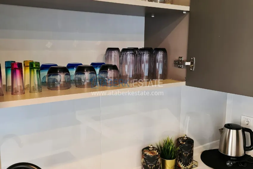 Purchase  Two-room apartment in the center of Alanya with author's interior 10 