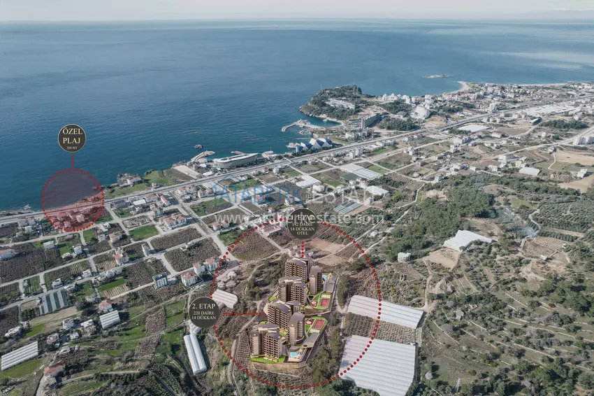 Start of sales! New unique large-scale project of a hotel-type complex in Okurcalar 19 