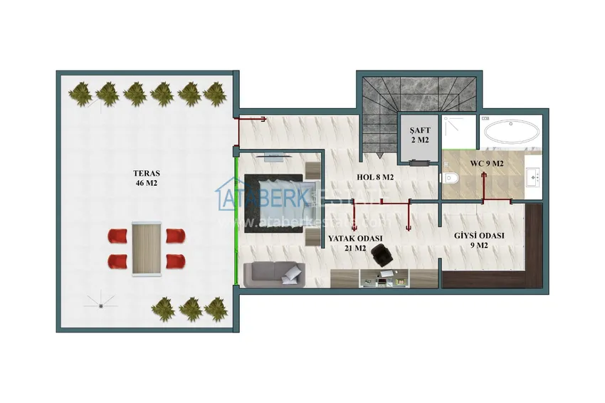 Buy cheap Villa in Kargicak from the developer - with the right to obtain Turkish citizenship 4 