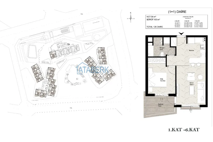 Buy cheap Start of sales! New unique large-scale project of a hotel-type complex in Okurcalar 15 
