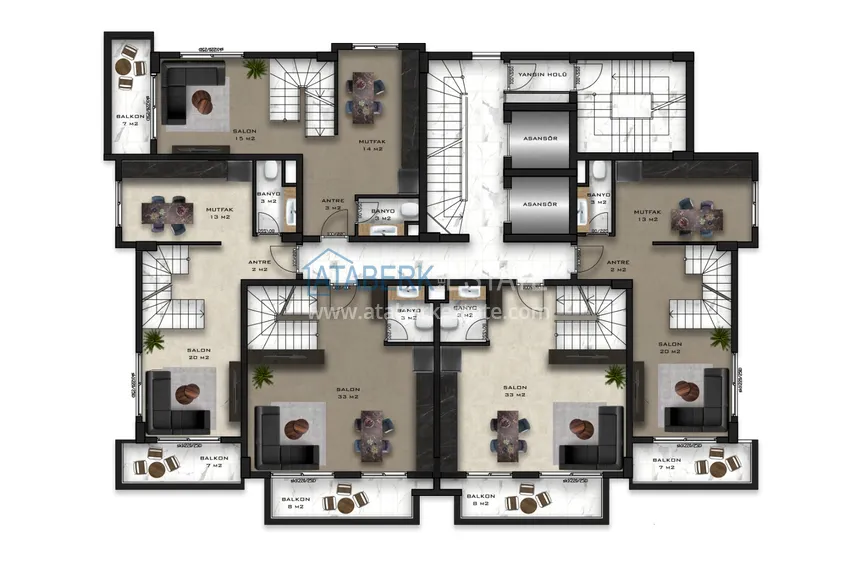 Buy cheap A new project of a comfort-class residential complex in the Demirtas district 1 