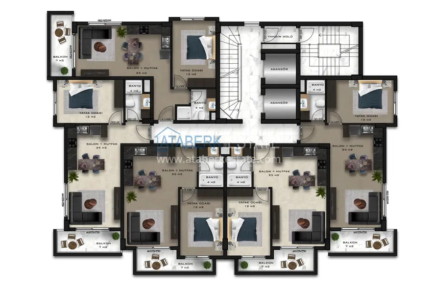 Buy cheap A new project of a comfort-class residential complex in the Demirtas district 2 