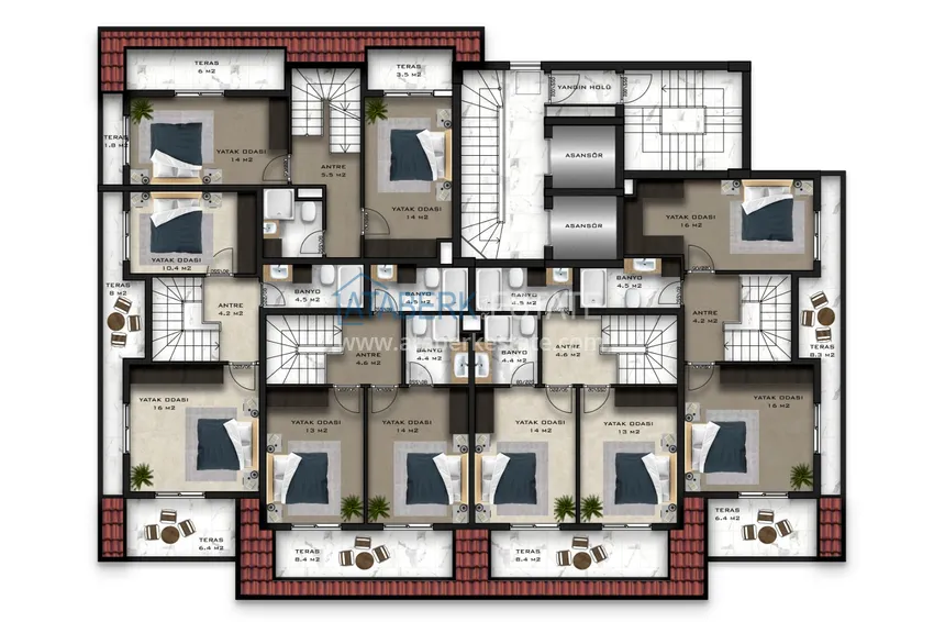 Buy cheap A new project of a comfort-class residential complex in the Demirtas district 3 