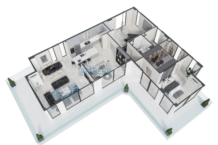 Buy cheap Stylish villa with panoramic views in the prestigious Bektash area, Alanya 2 