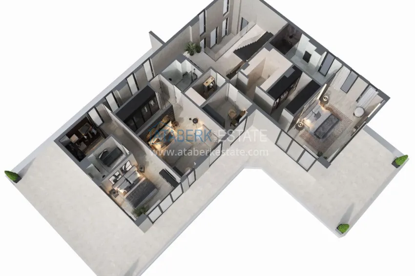 Buy cheap Stylish villa with panoramic views in the prestigious Bektash area, Alanya 6 