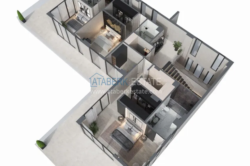 Buy cheap Stylish villa with panoramic views in the prestigious Bektash area, Alanya 9 