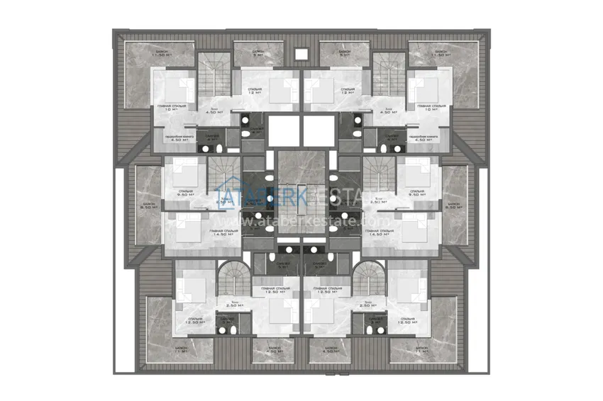 Buy cheap New project in the center of Alanya premium class boutique complex 15 