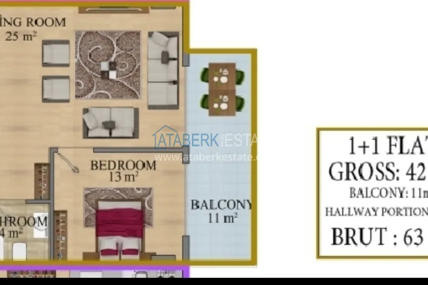 Buy cheap Apartment in Mahmutlar with a fine finish in a young modern complex 4 