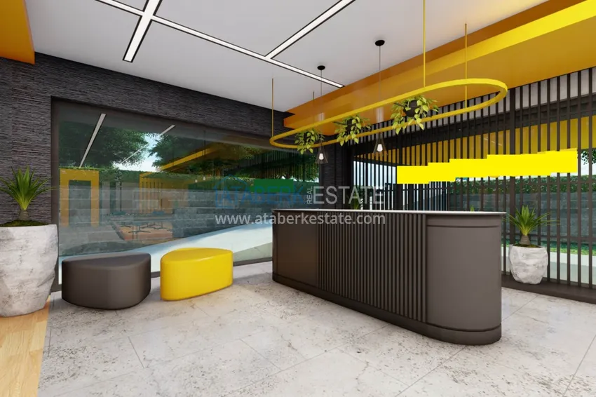 Apartments in the center of Alanya from an investor in a premium class boutique complex under construction 10 