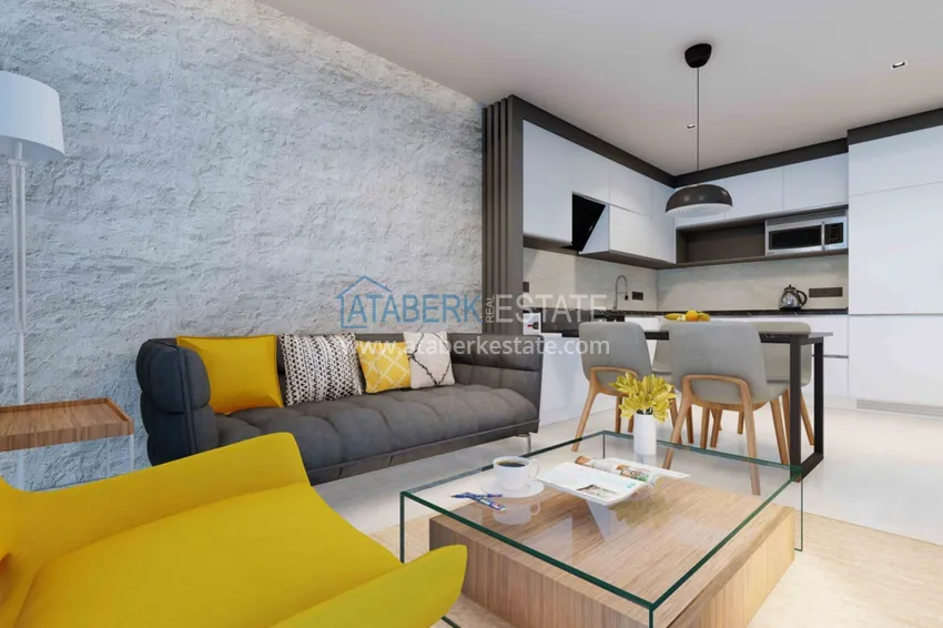 Purchase  Apartments in the center of Alanya from an investor in a premium class boutique complex under construction 2 