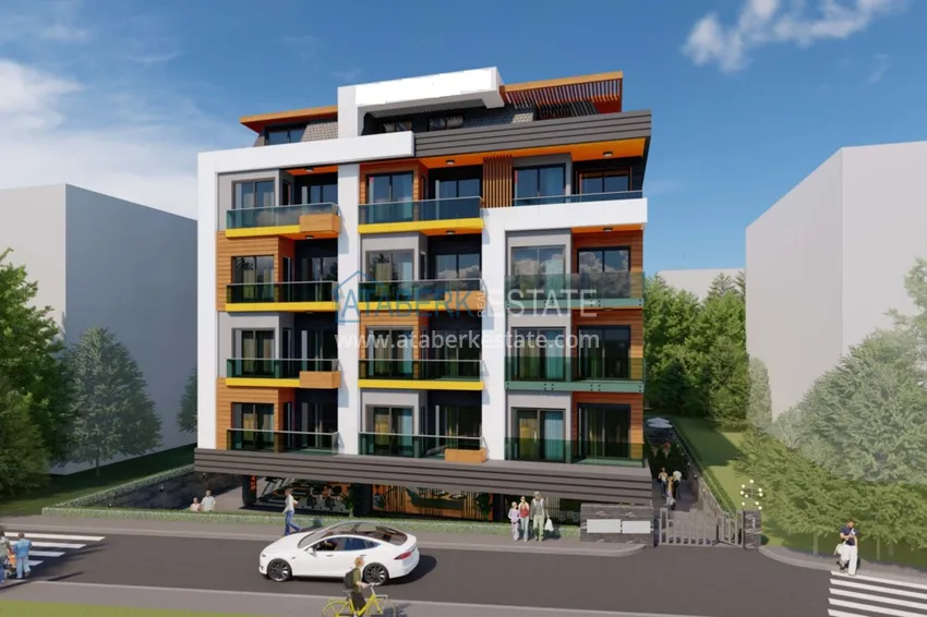 Apartments in the center of Alanya from an investor in a premium class boutique complex under construction 1 