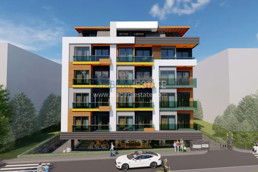 Apartments in the center of Alanya from an investor in a premium class boutique complex under construction 2 