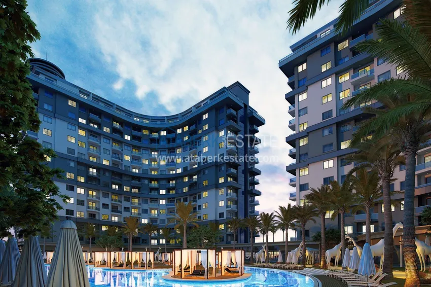 Furnished apartments in Mahmutlar, from the owner 1