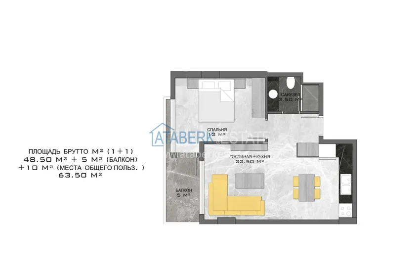 Buy cheap New project in the center of Alanya premium class boutique complex 5 