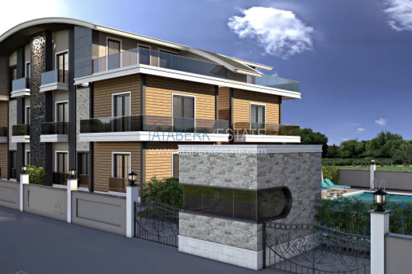 Apartments in Belek - Antalya in a new complex with a swimming pool 2