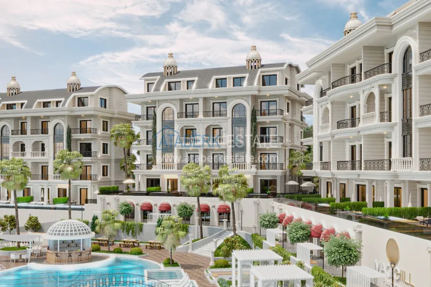 A unique project of a residential complex in the area of Turkler - Alanya 13 