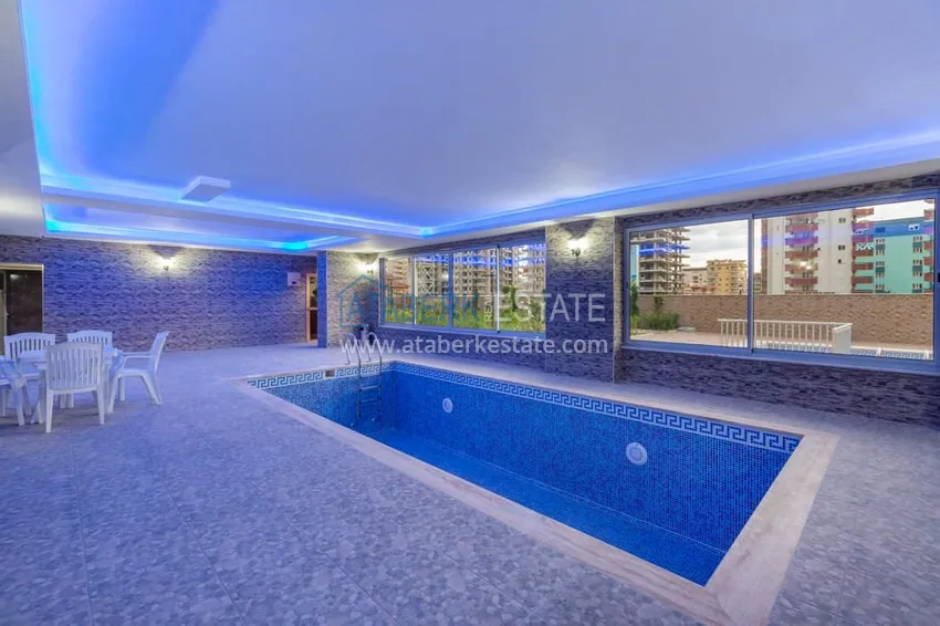 Apartments in Mahmutlar with furniture in a complex with infrastructure 10 